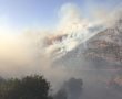 אש בהרי ירושלים: שריפה גדולה ביישוב נטף