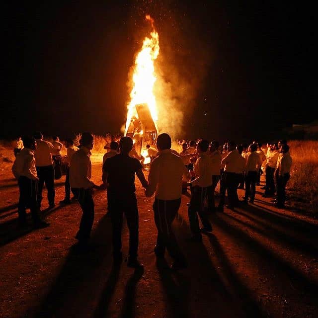 מדורה, ארכיון. פלאש 90