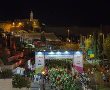 מרוץ לילה מכביה בירושלים אל מול חומות העיר העתיקה יוצא לדרך